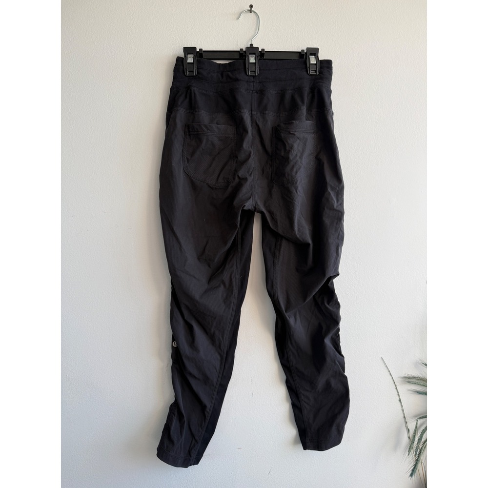 Lululemon Black Dance Studio Pant Ruched Tapered Joggers Size 6 Regular